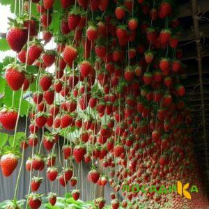 Клубника ампельная Анастасия купить по цене от 370р. в интернет-магазине «Посадика» с доставкой почтой в в Краснотурьинске и по всей России – [изображение №1].