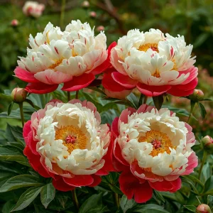 Пион Коралловый Каскад купить по цене от 490р. в интернет-магазине «Посадика» с доставкой почтой в в Краснотурьинске и по всей России – [изображение №1].