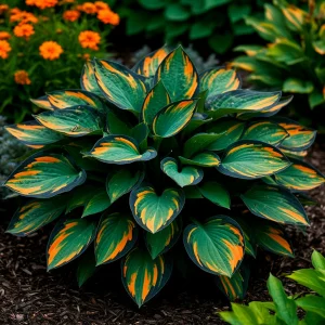 Хоста Бархатный Полог купить по цене от 560р. в интернет-магазине «Посадика» с доставкой почтой в в Краснотурьинске и по всей России – [изображение №1].