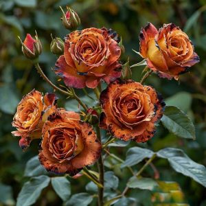 Роза плетистая Оранжевый Бриллиант купить по цене от 450р. в интернет-магазине «Посадика» с доставкой почтой в в Краснотурьинске и по всей России – [изображение №1].